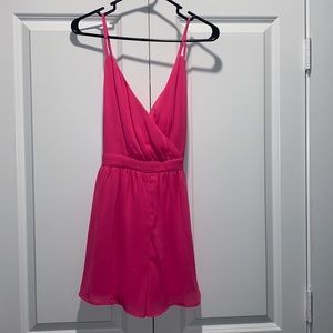 Hot Pink Romper